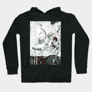 King Arthur - The Questing Beast / Le Morte D'Arthur Hoodie